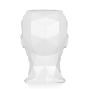 Vaso decorativo diseño rostro femenino en resina lacada Ruzid-L Rebajas