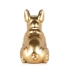 Escultura bulldog francés en resina dorada estatua diseño moderno Forma-G Rebajas