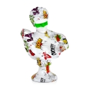 Busto decorativo de escultura pop art en resina efecto grafiti Snark-PA Promoción