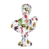 Busto decorativo de escultura pop art en resina efecto grafiti Snark-PA Descueto