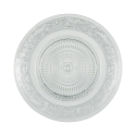 Juego de platos 18 piezas de vidrio transparente con decoración para 6 personas Imperial Catálogo