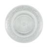Juego de platos 18 piezas de vidrio transparente con decoración para 6 personas Imperial Catálogo
