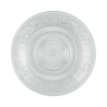 Juego de platos 18 piezas de vidrio transparente con decoración para 6 personas Imperial Stock