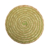 Juego de 6 manteles redondos de paja trenzada Ø38cm Spiral Color Catálogo