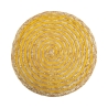Juego de 6 manteles redondos de paja trenzada Ø38cm Spiral Color Modelo