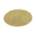 Juego de 6 manteles redondos de paja trenzada Ø38cm Spiral Color Medidas