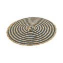 Juego de 6 manteles redondos de paja trenzada Ø38cm Spiral Color Coste