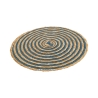 Juego de 6 manteles redondos de paja trenzada Ø38cm Spiral Color Coste