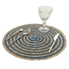 Juego de 6 manteles redondos de paja trenzada Ø38cm Spiral Color 
