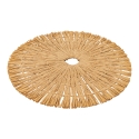 Juego de 6 manteles individuales redondos efecto paja trenzada Ø38cm Nature Modelo