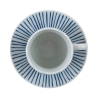 Juego de 6 tazas de café de porcelana con plato 90ml Marea C Medidas