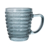 Juego de 6 tazas de café de vidrio coloreado 90 ml Geometrie C Descueto