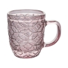 Juego de 6 tazas de café de vidrio coloreado 90 ml Geometrie C Elección
