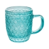 Juego de 6 tazas de café de vidrio coloreado 90 ml Geometrie C Características