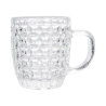 Juego de 6 tazas de café de vidrio coloreado 90 ml Geometrie C 