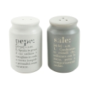 Set de condimentos de madera 5 piezas con aceitera de gres Victionary B Stock