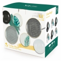 Juego de vajilla de 18 piezas en porcelana y gres para 6 personas Urban Jungle Coste