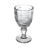 Juego de 6 copas de 265 ml en vidrio decorado con arabescos Syrah Elección