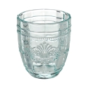 Set de 6 vasos de agua 265ml de vidrio con diseño arabesco Syrah Ocean Stock