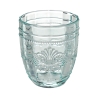 Set de 6 vasos de agua 265ml de vidrio con diseño arabesco Syrah Ocean Stock
