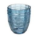 Set de 6 vasos de agua 265ml de vidrio con diseño arabesco Syrah Ocean Elección