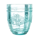 Set de 6 vasos de agua 265ml de vidrio con diseño arabesco Syrah Ocean Coste