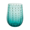 Juego de 6 vasos de agua 240ml de vidrio con superficie trabajada Shiraz Descueto