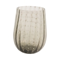 Juego de 6 vasos de agua 240ml de vidrio con superficie trabajada Shiraz Stock