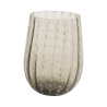 Juego de 6 vasos de agua 240ml de vidrio con superficie trabajada Shiraz Stock