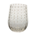 Juego de 6 vasos de agua 240ml de vidrio con superficie trabajada Shiraz Elección