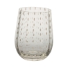 Juego de 6 vasos de agua 240ml de vidrio con superficie trabajada Shiraz Elección