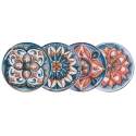 Set de 4 platos para pizza/en porcelana Ø 33cm Le Maioliche Promoción