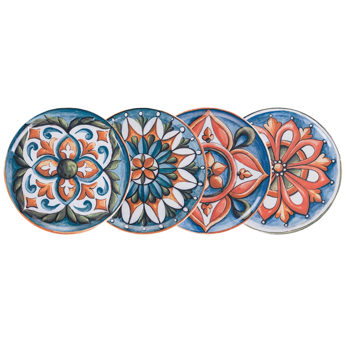 Set de 4 platos para pizza/en porcelana Ø 33cm Le Maioliche Promoción Set de 4 platos para pizza/en porcelana Ø 33cm Le Maioliche Promoción