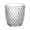 Juego de 6 vasos de agua transparentes de vidrio 325ml Diversity Rebajas
