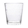 Set de 6 vasos transparentes de vidrio soplado 300ml Cancun Descueto