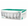 Set de 6 vasos transparentes de vidrio soplado 300ml Cancun Catálogo