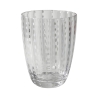 Juego de 6 vasos de agua de vidrio con lunares blancos 300ml Kalahari Stock