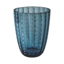 Juego de 6 vasos de agua de vidrio con lunares blancos 300ml Kalahari Elección