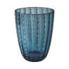Juego de 6 vasos de agua de vidrio con lunares blancos 300ml Kalahari Elección
