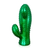 Escultura moderna de cactus estatua en resina verde metalizado Grymt Oferta
