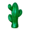 Escultura moderna de cactus estatua en resina verde metalizado Grymt Rebajas