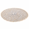 Juego de 6 manteles individuales redondos de paja trenzada Ø38cm Spiral Stone Elección