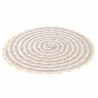 Juego de 6 manteles individuales redondos de paja trenzada Ø38cm Spiral Stone Modelo