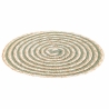 Juego de 6 manteles individuales redondos de paja trenzada Ø38cm Spiral Stone Precio
