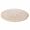 Juego de 6 manteles individuales redondos de paja trenzada Ø38cm Spiral Stone Coste