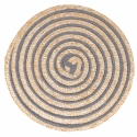 Set de 4 manteles individuales redondos de paja trenzada Ø38cm Spiral Venta