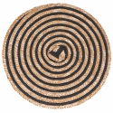 Set de 4 manteles individuales redondos de paja trenzada Ø38cm Spiral Oferta