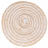 Set de 4 manteles individuales redondos de paja trenzada Ø38cm Spiral Descueto