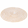 Set de 4 manteles individuales redondos de paja trenzada Ø38cm Spiral Modelo