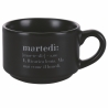 Juego de 6 tazas de café de porcelana 90 ml con soporte Victionary Week Oferta